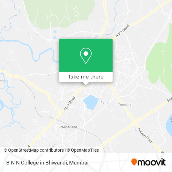 B N N College in Bhiwandi map