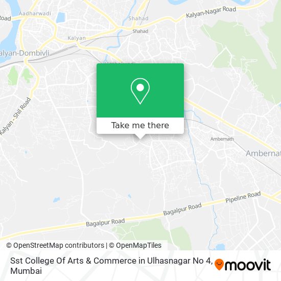 Sst College Of Arts & Commerce in Ulhasnagar No 4 map