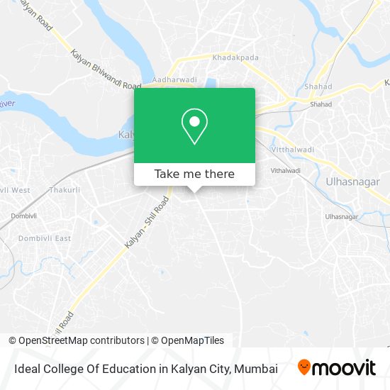 Ideal College Of Education in Kalyan City map
