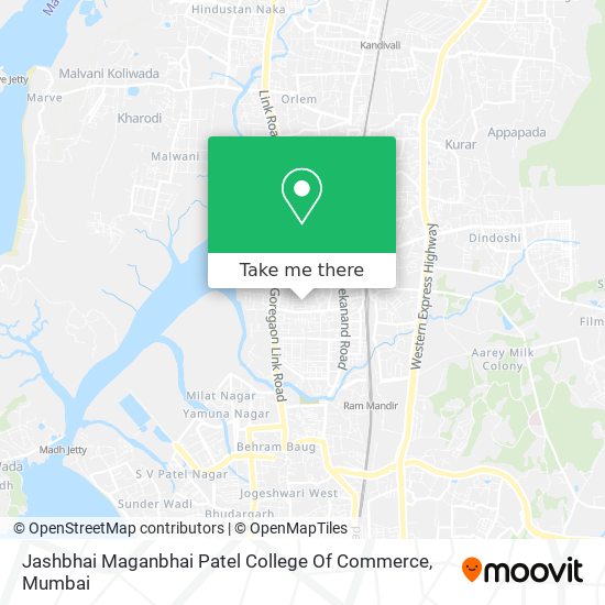 Jashbhai Maganbhai Patel College Of Commerce map