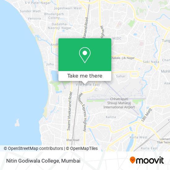 Nitin Godiwala College map