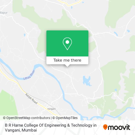 B R Harne College Of Engineering & Technology in Vangani map