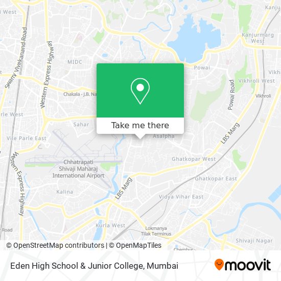 Eden High School & Junior College map