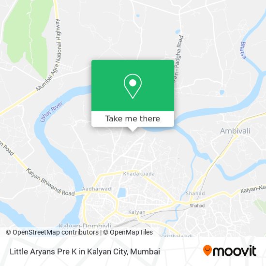 Little Aryans Pre K in Kalyan City map