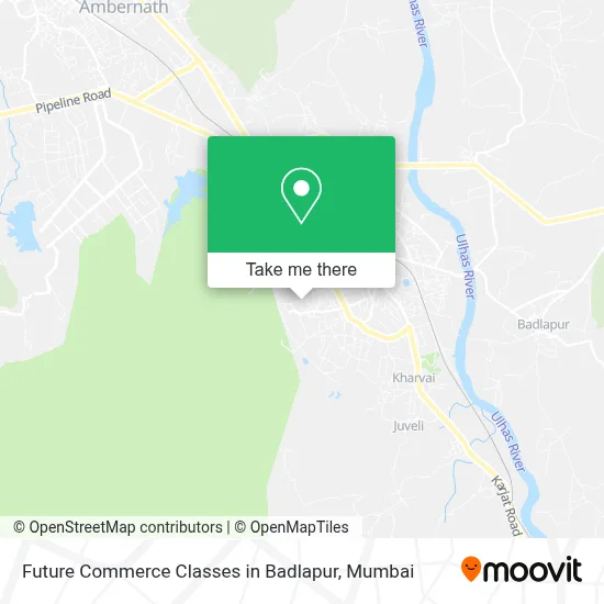 Future Commerce Classes in Badlapur map