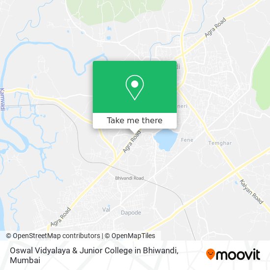 Oswal Vidyalaya & Junior College in Bhiwandi map
