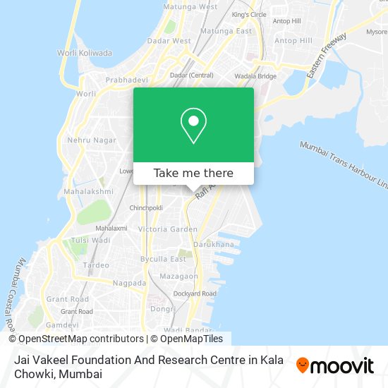 Jai Vakeel Foundation And Research Centre in Kala Chowki map