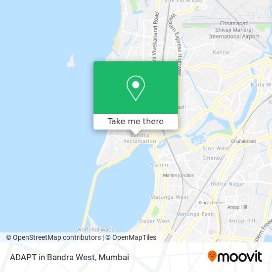 ADAPT in Bandra West map