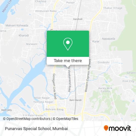 Punarvas Special School map