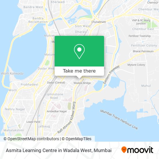 Asmita Learning Centre in Wadala West map