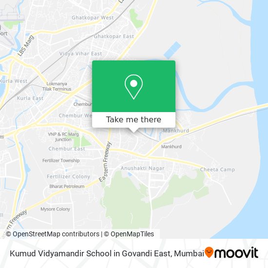 Kumud Vidyamandir School in Govandi East map