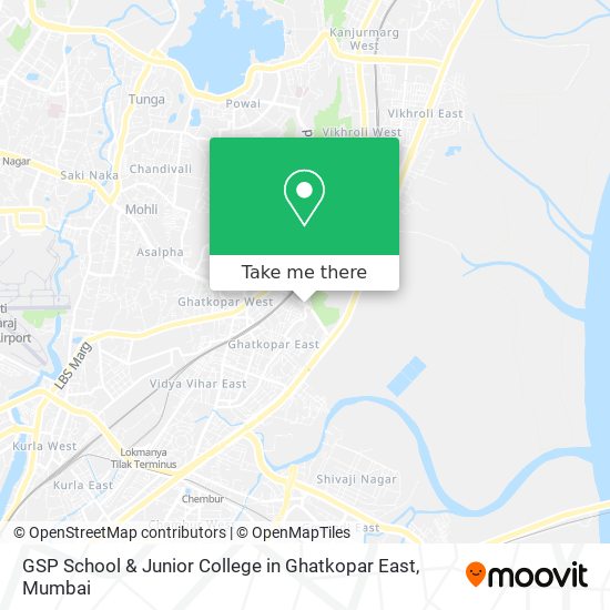 GSP School & Junior College in Ghatkopar East map