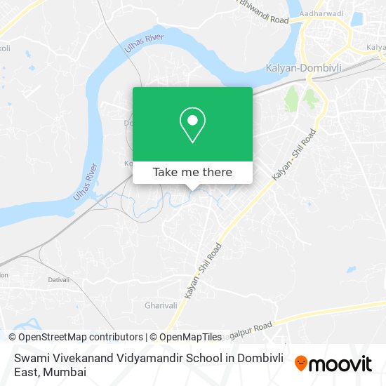 Swami Vivekanand Vidyamandir School in Dombivli East map