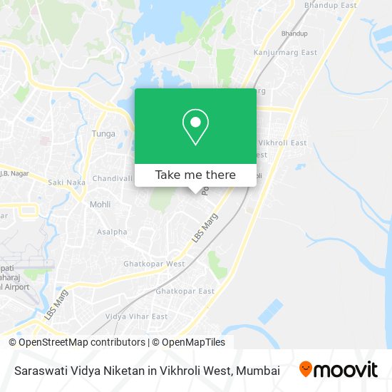 Saraswati Vidya Niketan in Vikhroli West map