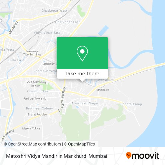 Matoshri Vidya Mandir in Mankhurd map