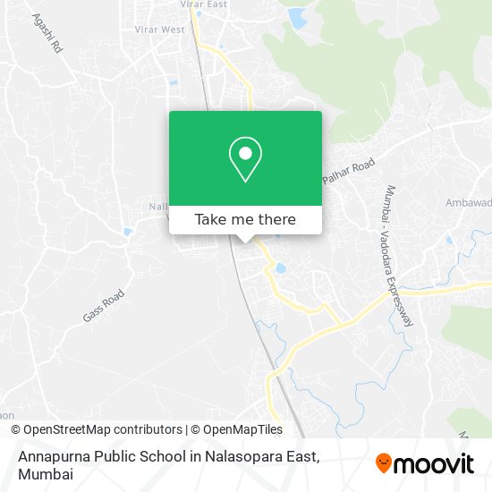 Annapurna Public School in Nalasopara East map