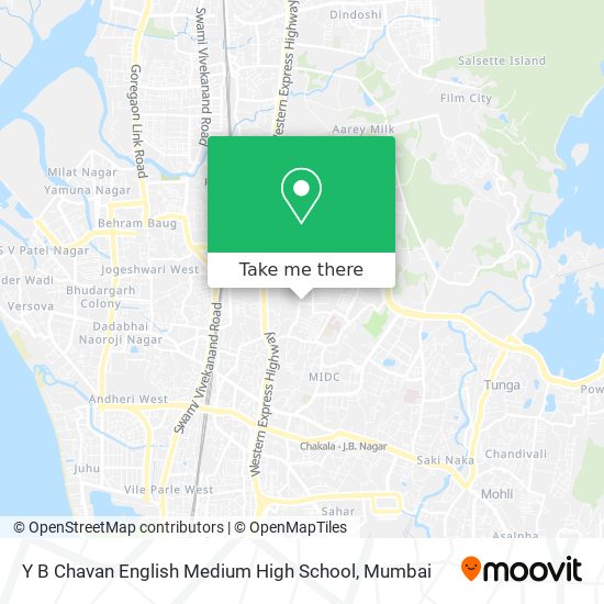 Y B Chavan English Medium High School map