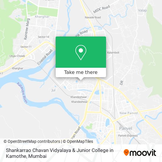 Shankarrao Chavan Vidyalaya & Junior College in Kamothe map