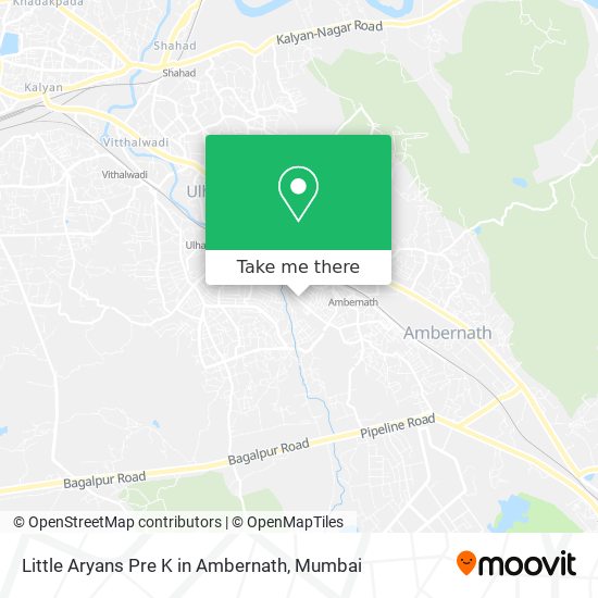 Little Aryans Pre K in Ambernath map