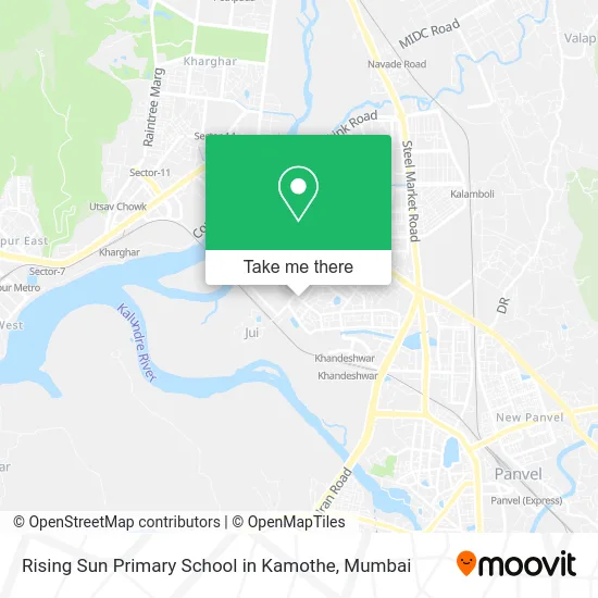 Rising Sun Primary School in Kamothe map