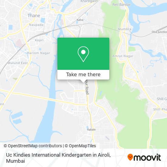 Uc Kindies International Kindergarten in Airoli map