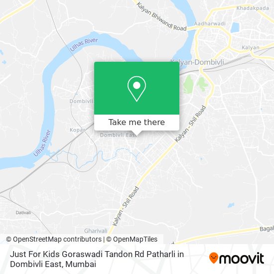 Just For Kids Goraswadi Tandon Rd Patharli in Dombivli East map