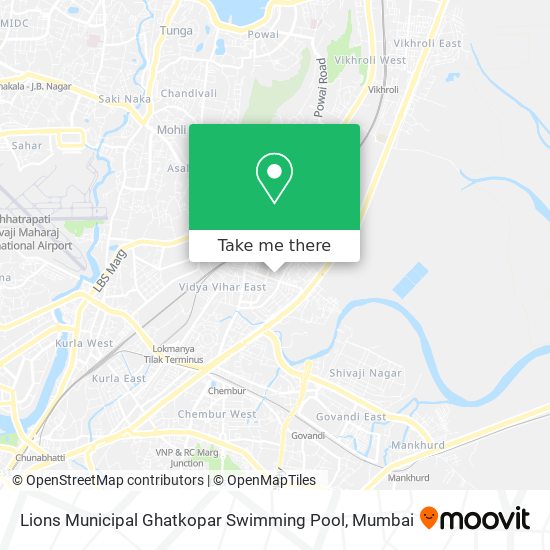 Lions Municipal Ghatkopar Swimming Pool map