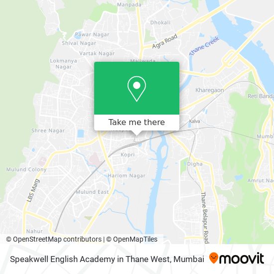 Speakwell English Academy in Thane West map