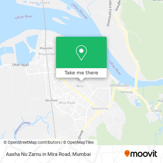 Aasha Nu Zarnu in Mira Road map