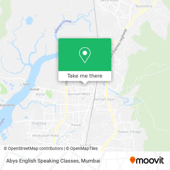 Abys English Speaking Classes map