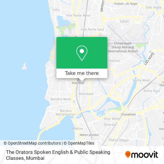 The Orators Spoken English & Public Speaking Classes map