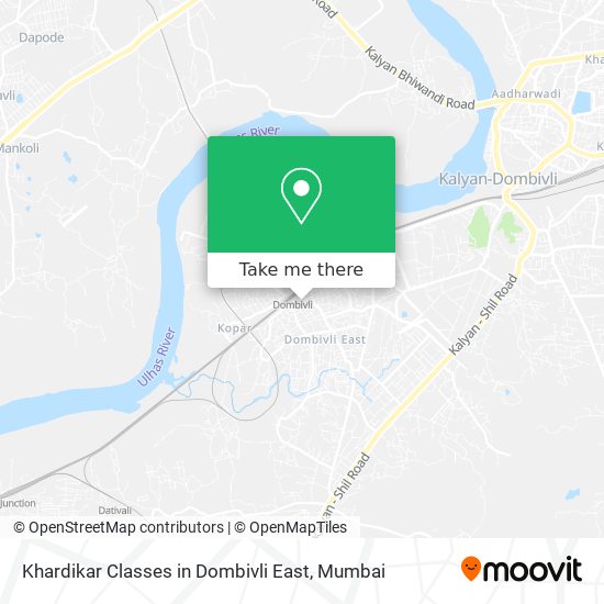 Khardikar Classes in Dombivli East map