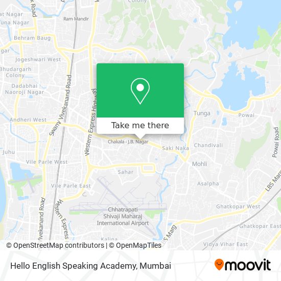 Hello English Speaking Academy map