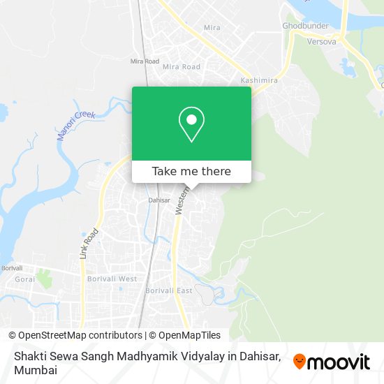 Shakti Sewa Sangh Madhyamik Vidyalay in Dahisar map