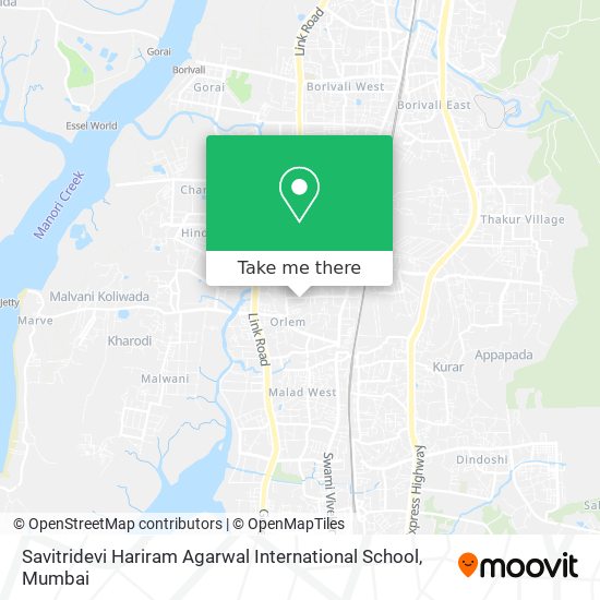 Savitridevi Hariram Agarwal International School map