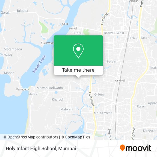 Holy Infant High School map