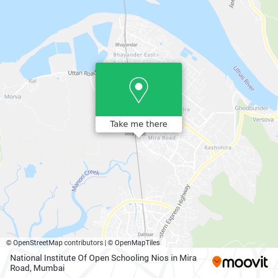 National Institute Of Open Schooling Nios in Mira Road map