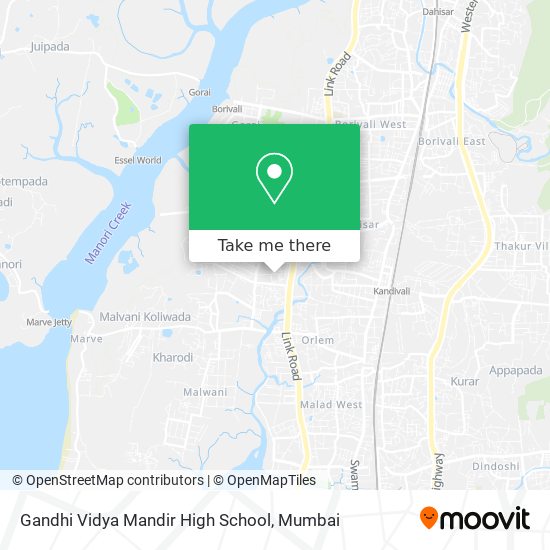 Gandhi Vidya Mandir High School map