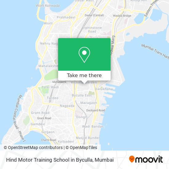 Hind Motor Training School in Byculla map