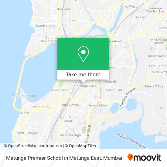 Matunga Premier School in Matunga East map