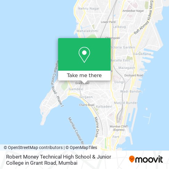 Robert Money Technical High School & Junior College in Grant Road map