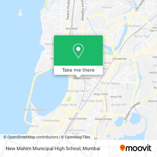 New Mahim Municipal High School map