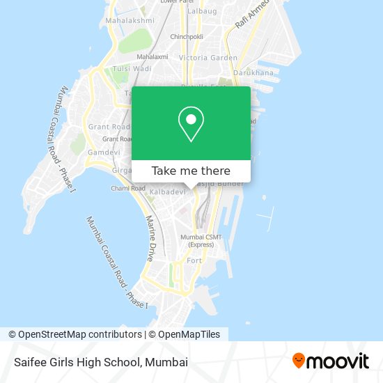 Saifee Girls High School map