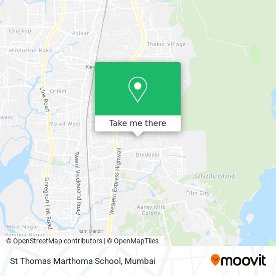 St Thomas Marthoma School map