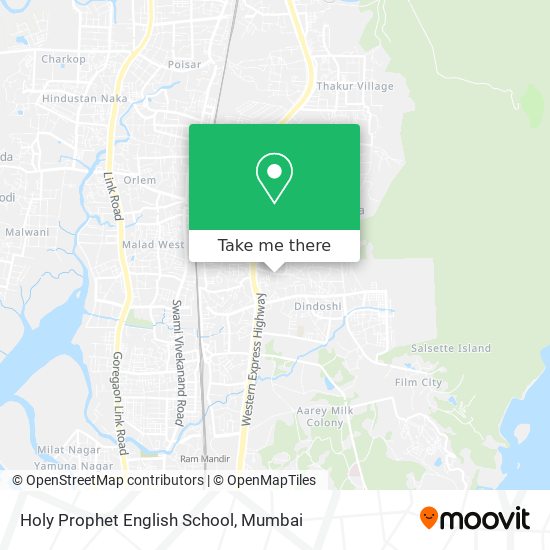 Holy Prophet English School map