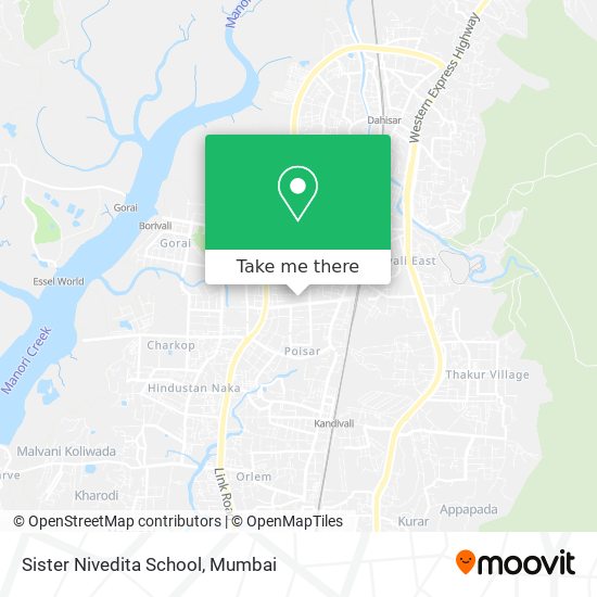 Sister Nivedita School map