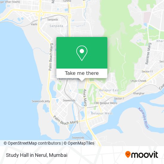 Study Hall in Nerul map