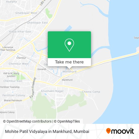 Mohite Patil Vidyalaya in Mankhurd map