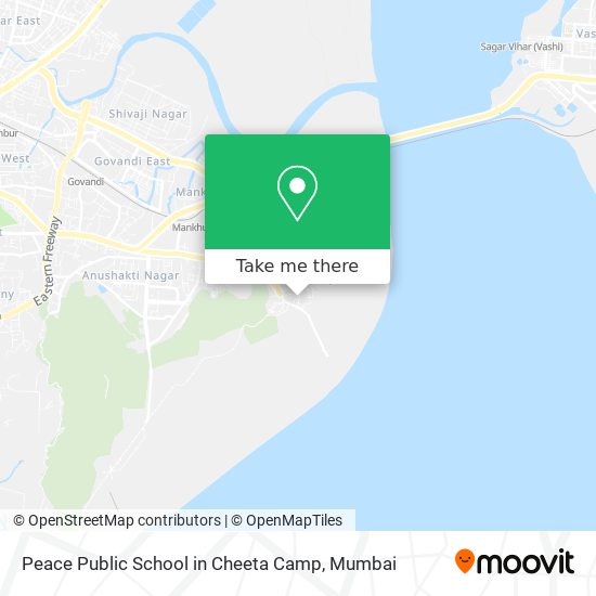 Peace Public School in Cheeta Camp map
