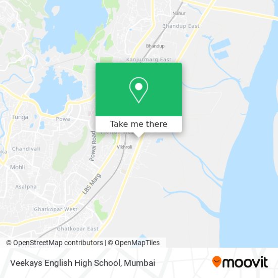 Veekays English High School map